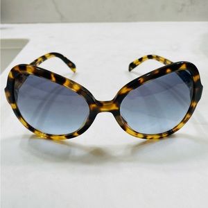 Prada Tortoise Brown Gradient SPR05S Oversized Sunglasses 🕶️